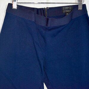 J.Crew Navy Blue Pixie Pants Stretch Ponte Ankle Leggings 12S Short